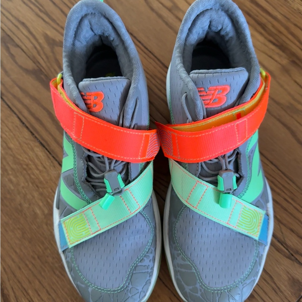 New Balance FuelCell Lindor 2 Gray and Neon Green Sneakers